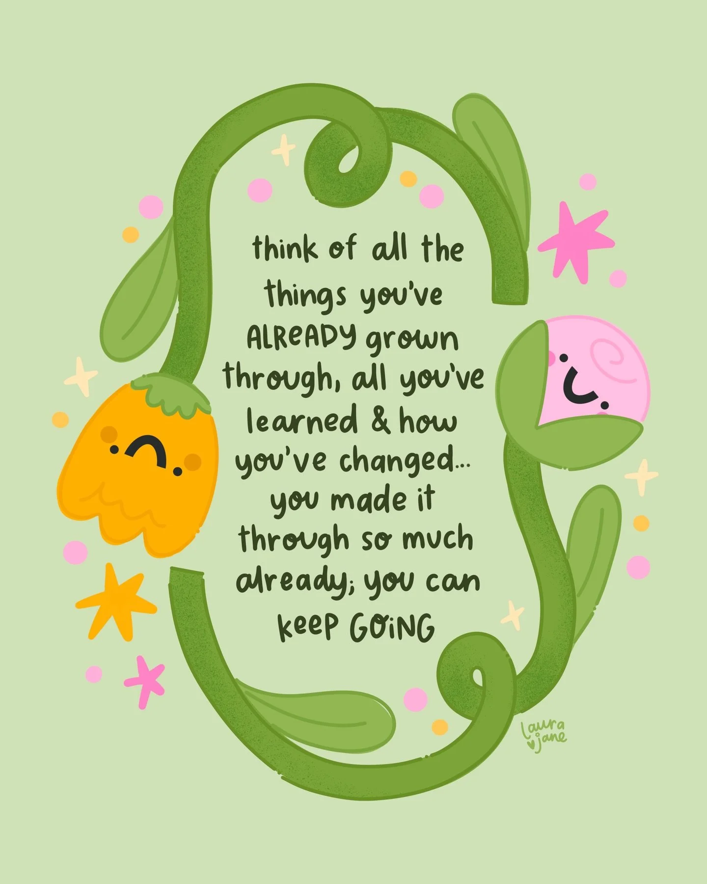 Your March reminder: you have survived 100% of your hardest days so far, you can survive whatever you are growing through now too.

Keep going 🌷
