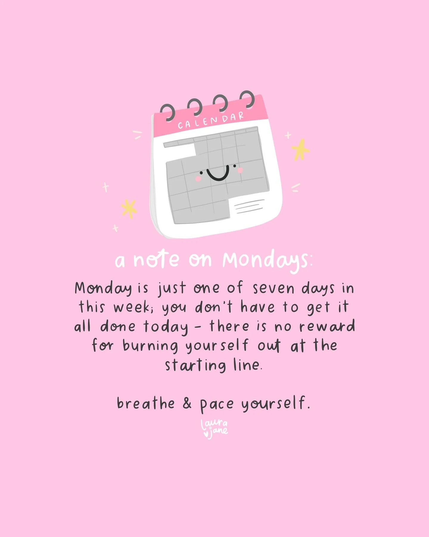 Just a friendly reminder, that tomorrow is always going to be a new day, and what didn&rsquo;t get done today can wait until then 🌷🥰