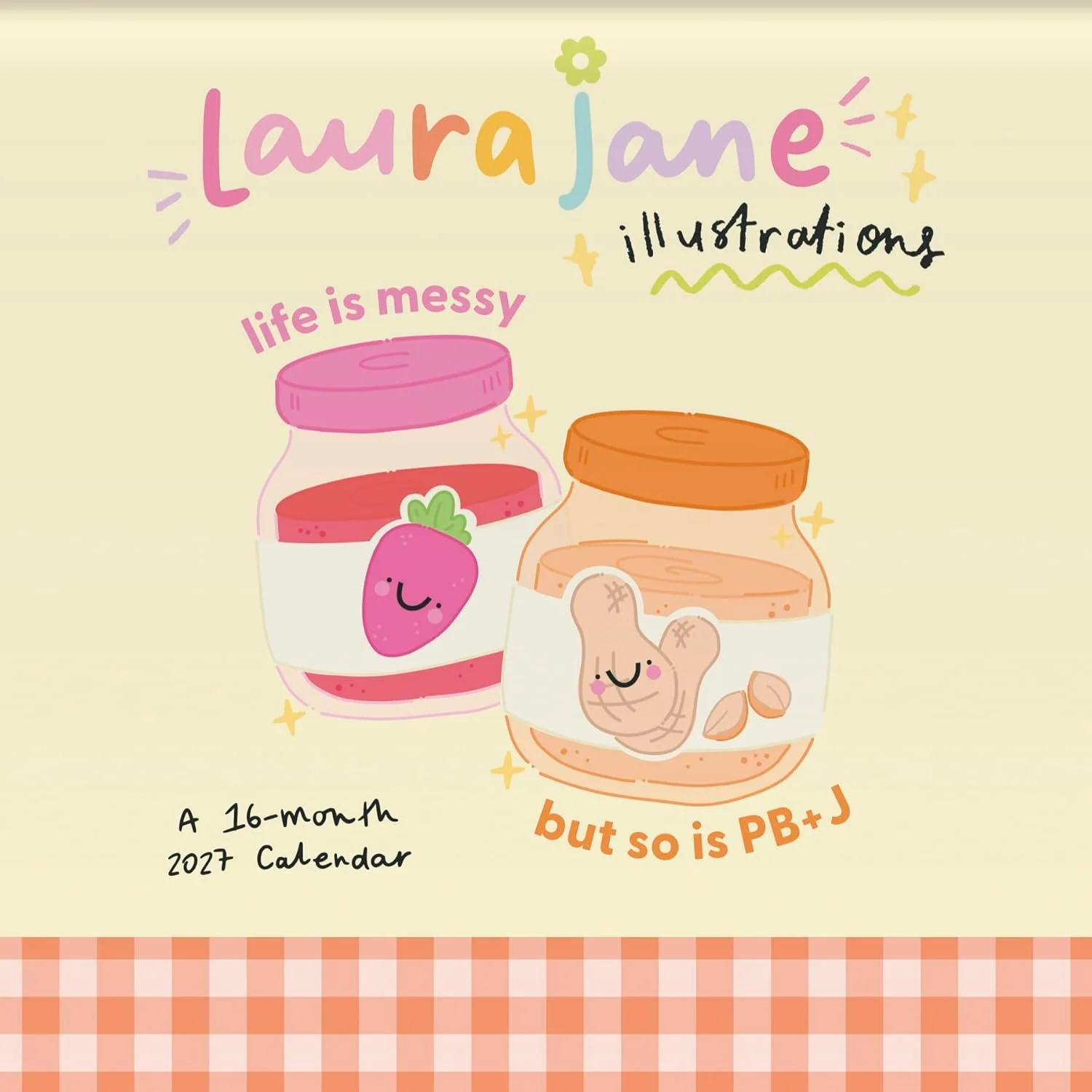 2027 official Laura Jane Illustrations wall calendar full cover