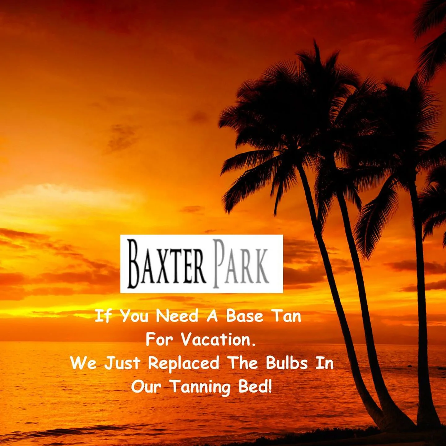 Come by the Clubhouse to get started on you summer or vacation tan! We just replaced the bulbs in the tanning bed! 🌴😎🌴