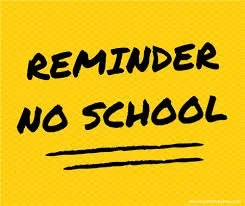Teacher Professional Development- No school for students