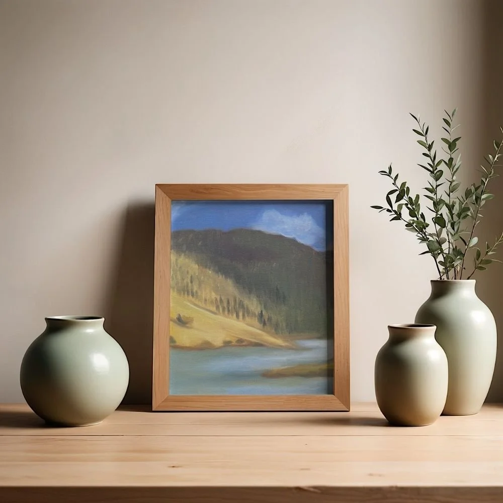 "Peak View", oil on canvas, 8x10", 2026.