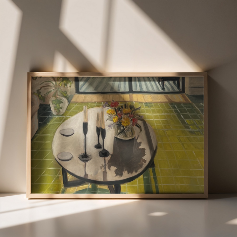 A Waiting Chair, oil on canvas, 16x20", 2025.