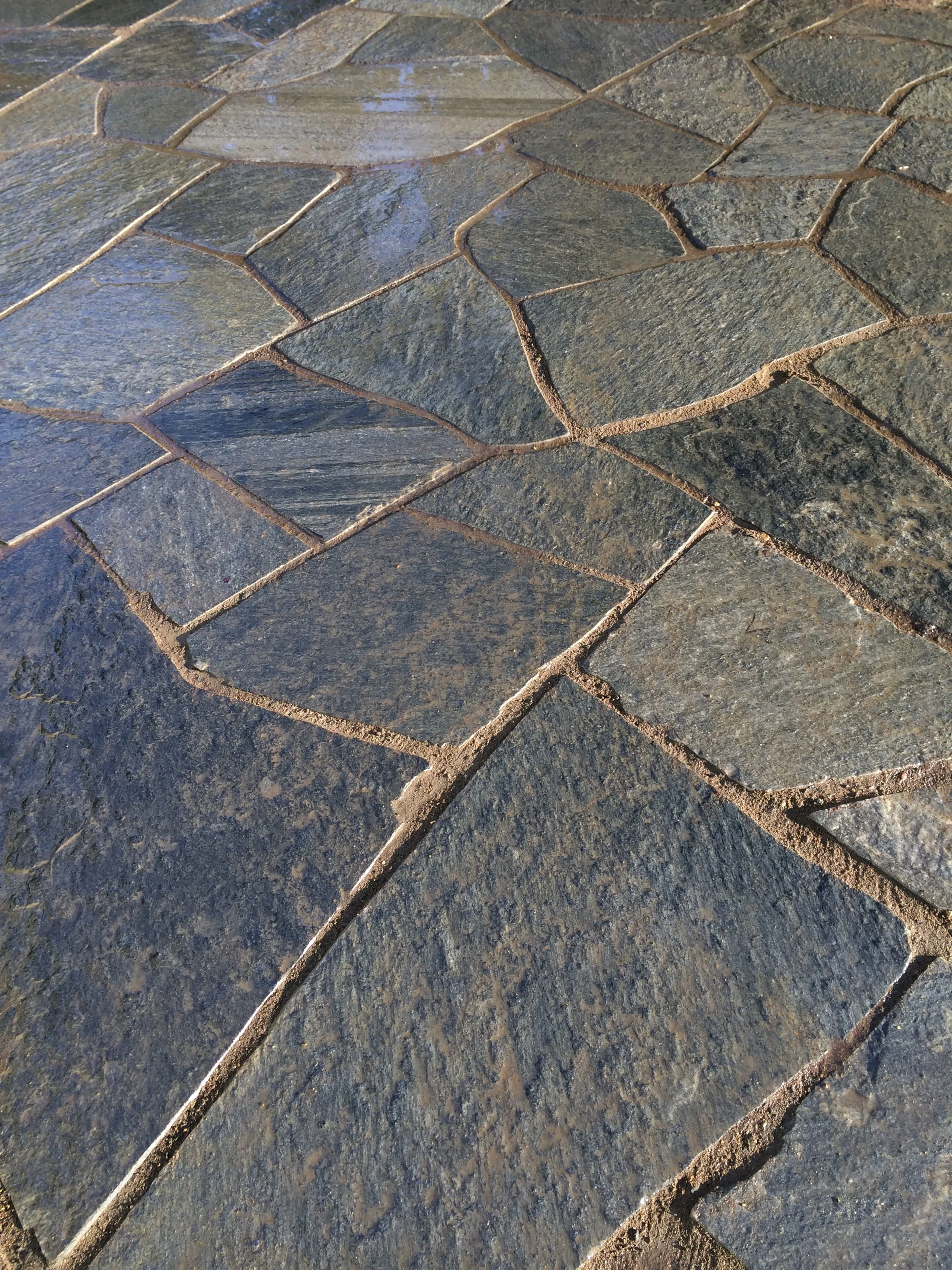 flagstone patio