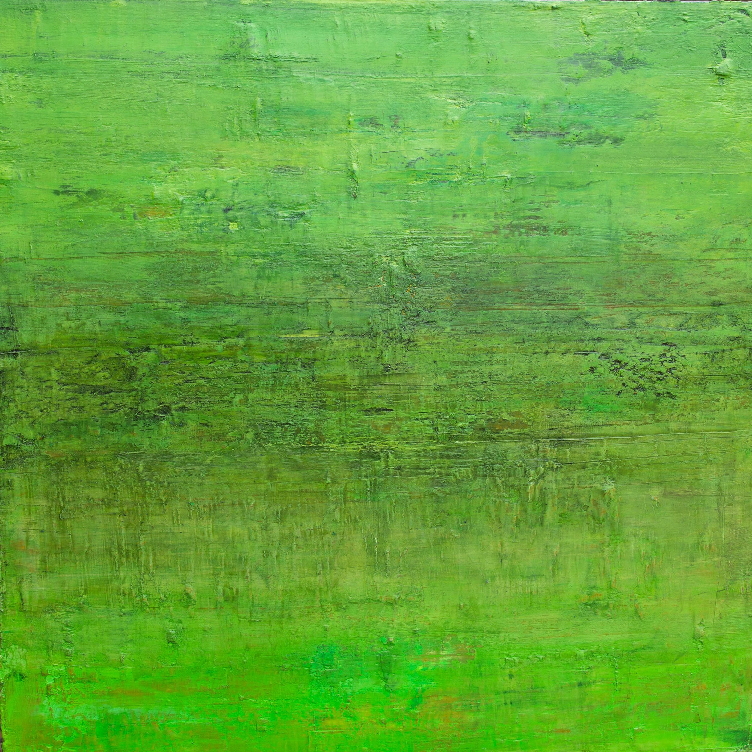 Spring Time - 100x100cm - Mixed media on canvas