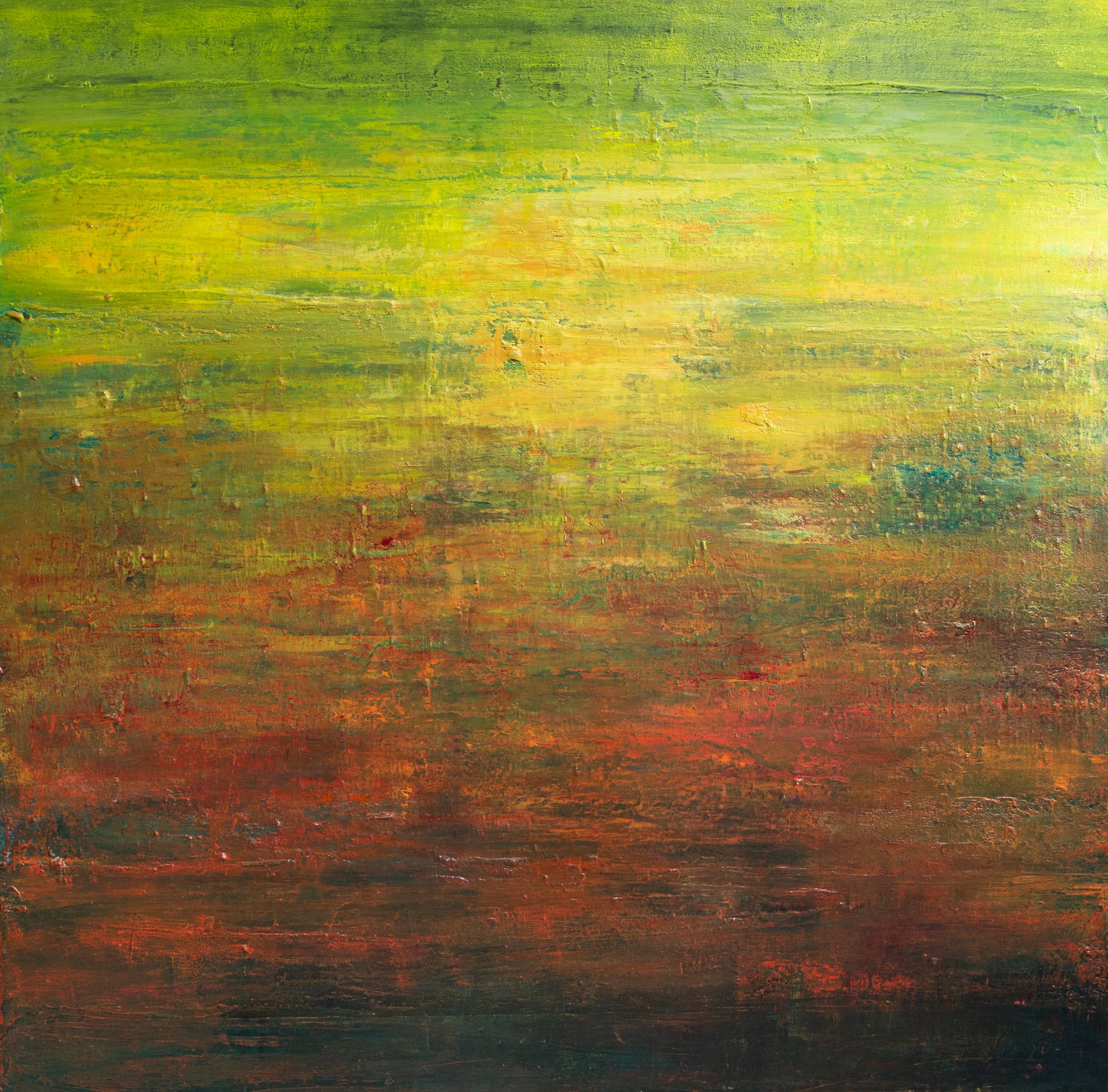 Harmony - 140x140cm - Mixed media on canvas