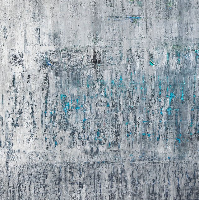 Surface Order - 140x140cm - Mixed media on canvas