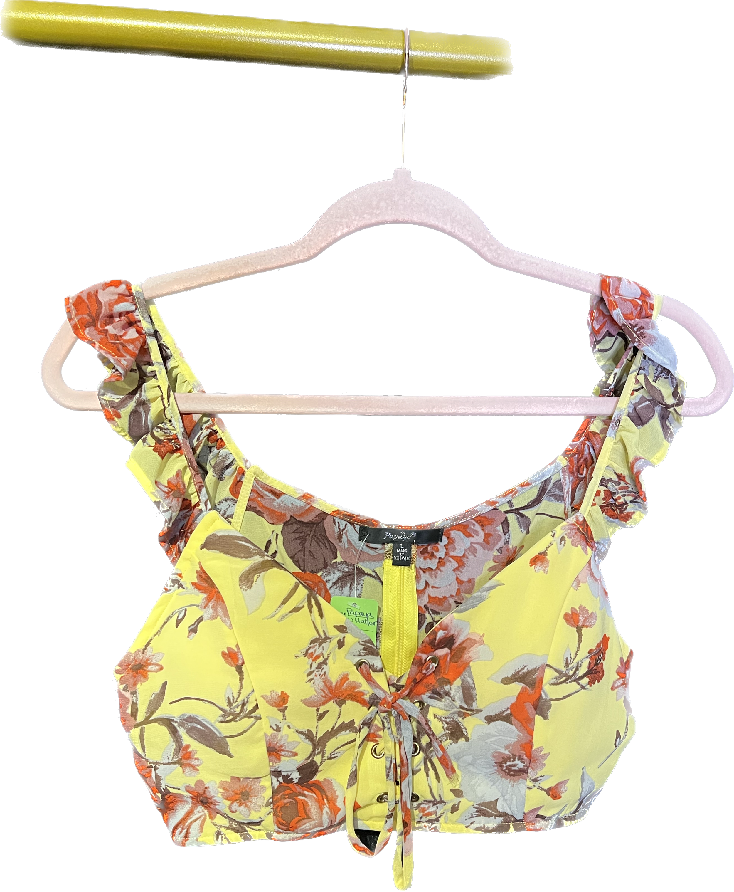 Papaya Yellow Halter