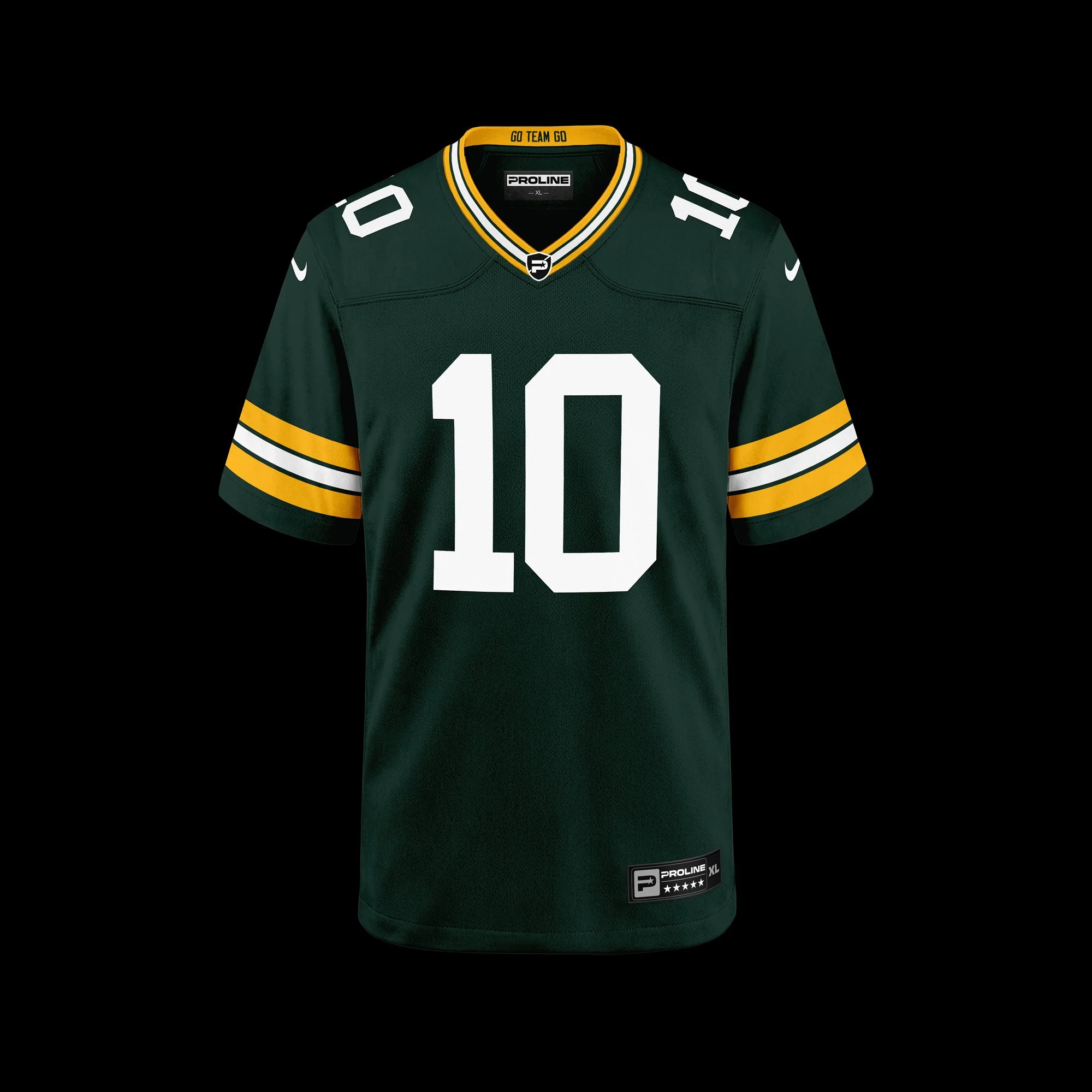 ProLine Football Jersey Mockup Template for Photoshop - Front Ghost View