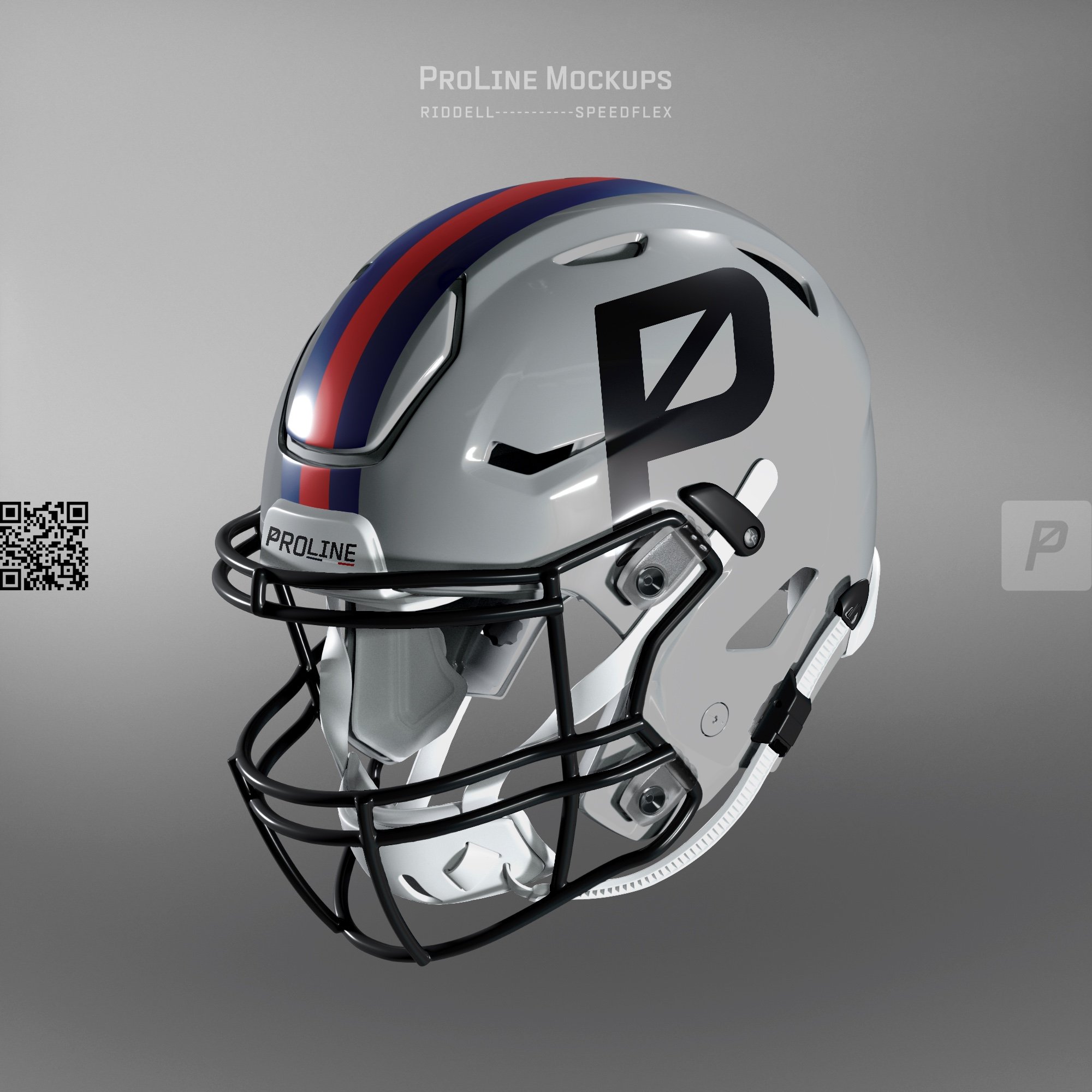 ProLine SpeedFlex Helmet Mockup Template for Procreate