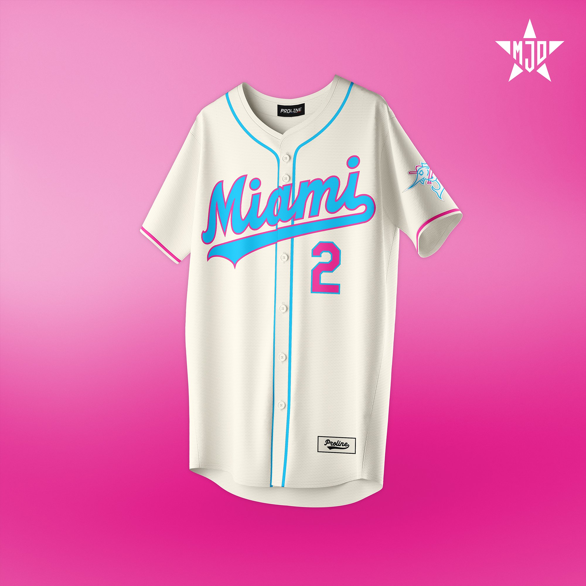 ProLine Artist Series Matthew Drake Miami Baseball Jersey #2