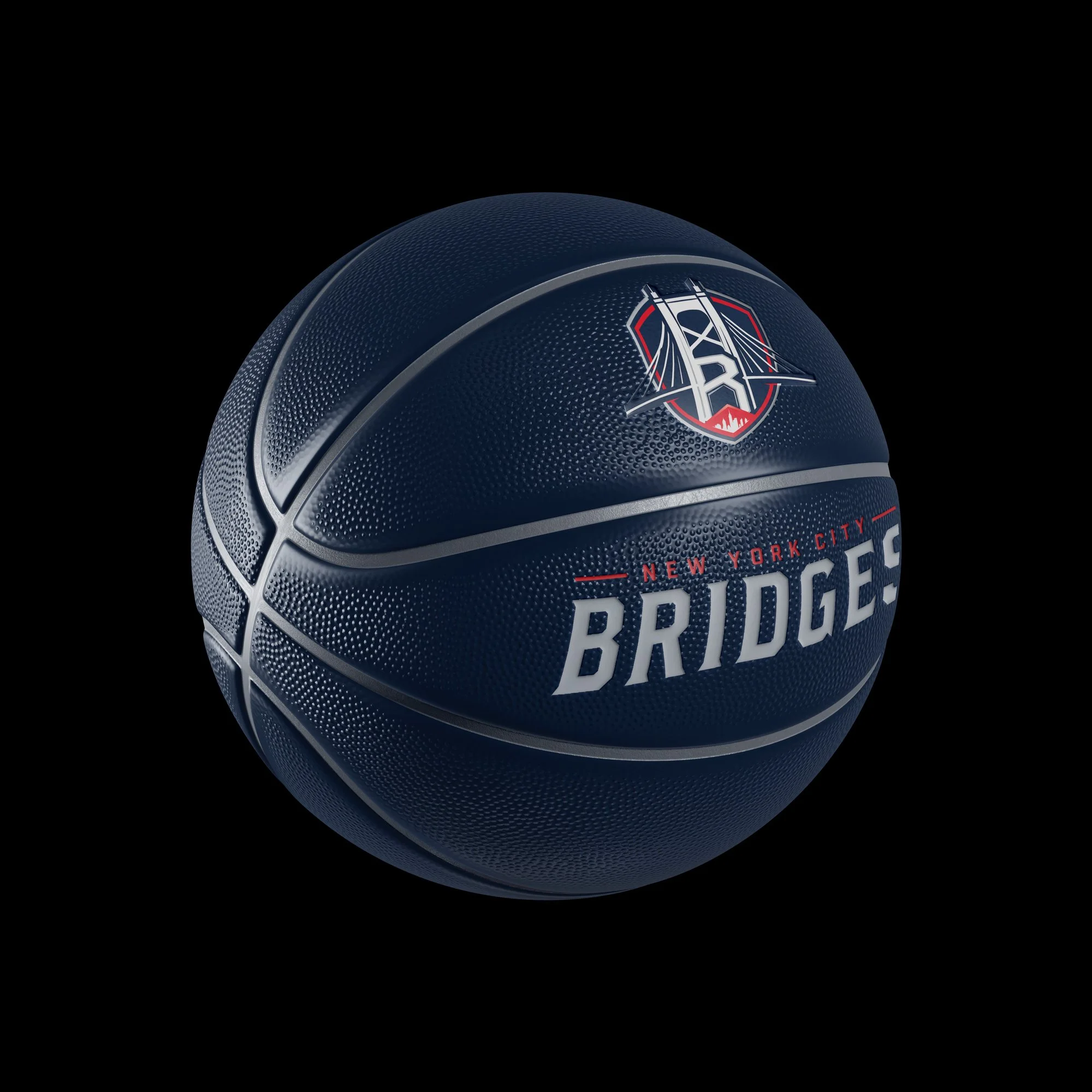 ProLine Basketball Ball Mockup Template for Photoshop - Angled View