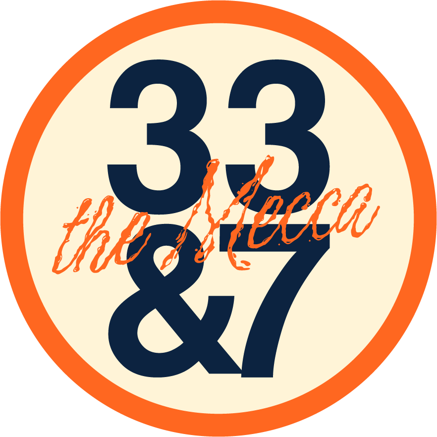 33 & 7 Sticker
