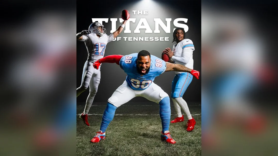 Tennessee Titans new uniforms.
