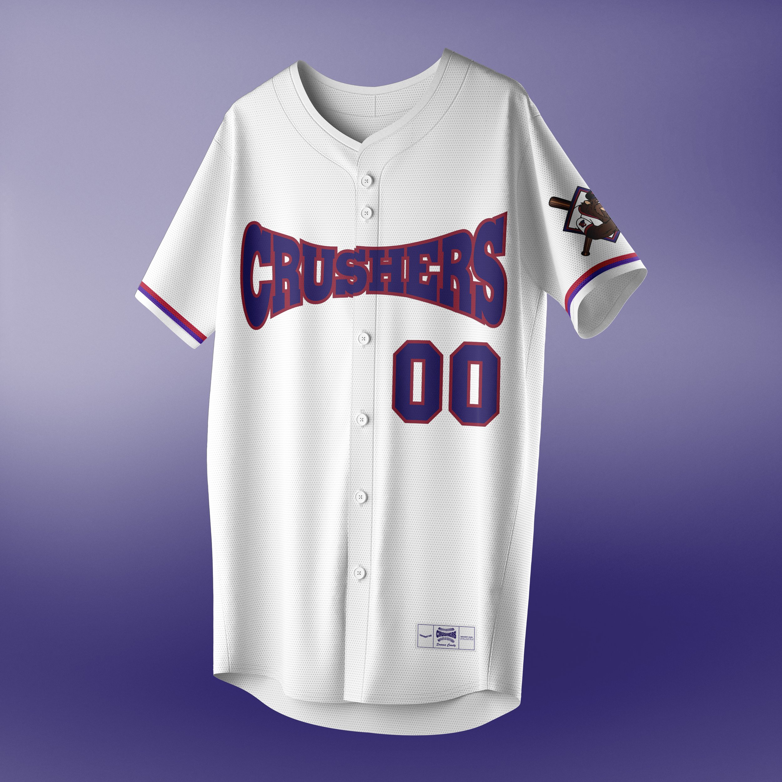 ProLine Artist Series From Rohnert Park Crushers Baseball Jersey