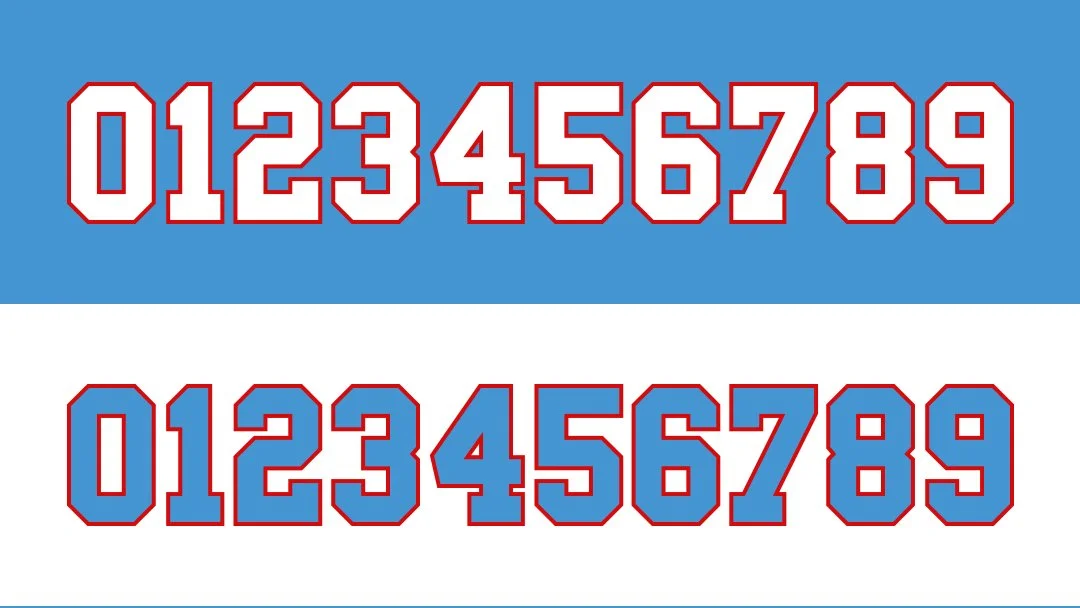 Tennessee Titans number set