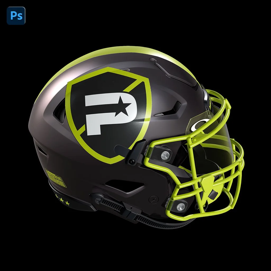 ProLine SpeedFlex Helmet Mockup Template for Photoshop - Side View