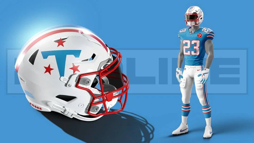 Tennessee Titans uniform fix by ProLine Mockups.