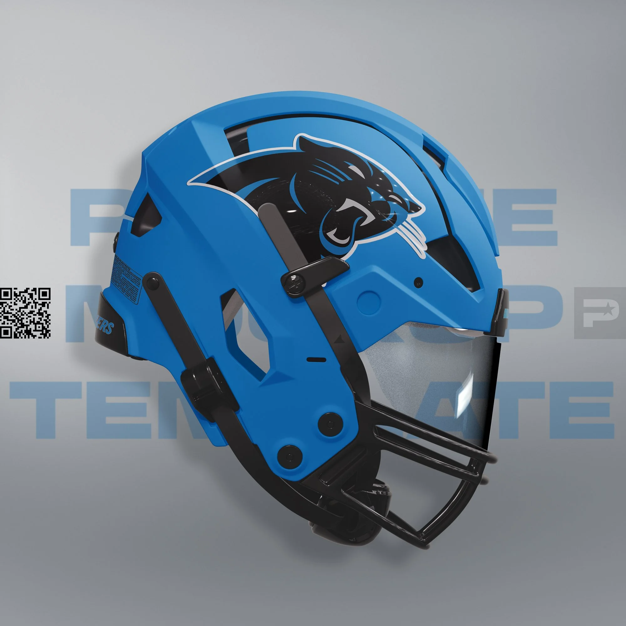 ProLine Riddell Axiom Side Angled View mockup template for Photoshop