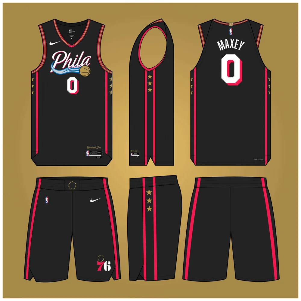 Concept Sixers Jersey New ProLine Basketball Uniform Mockup
