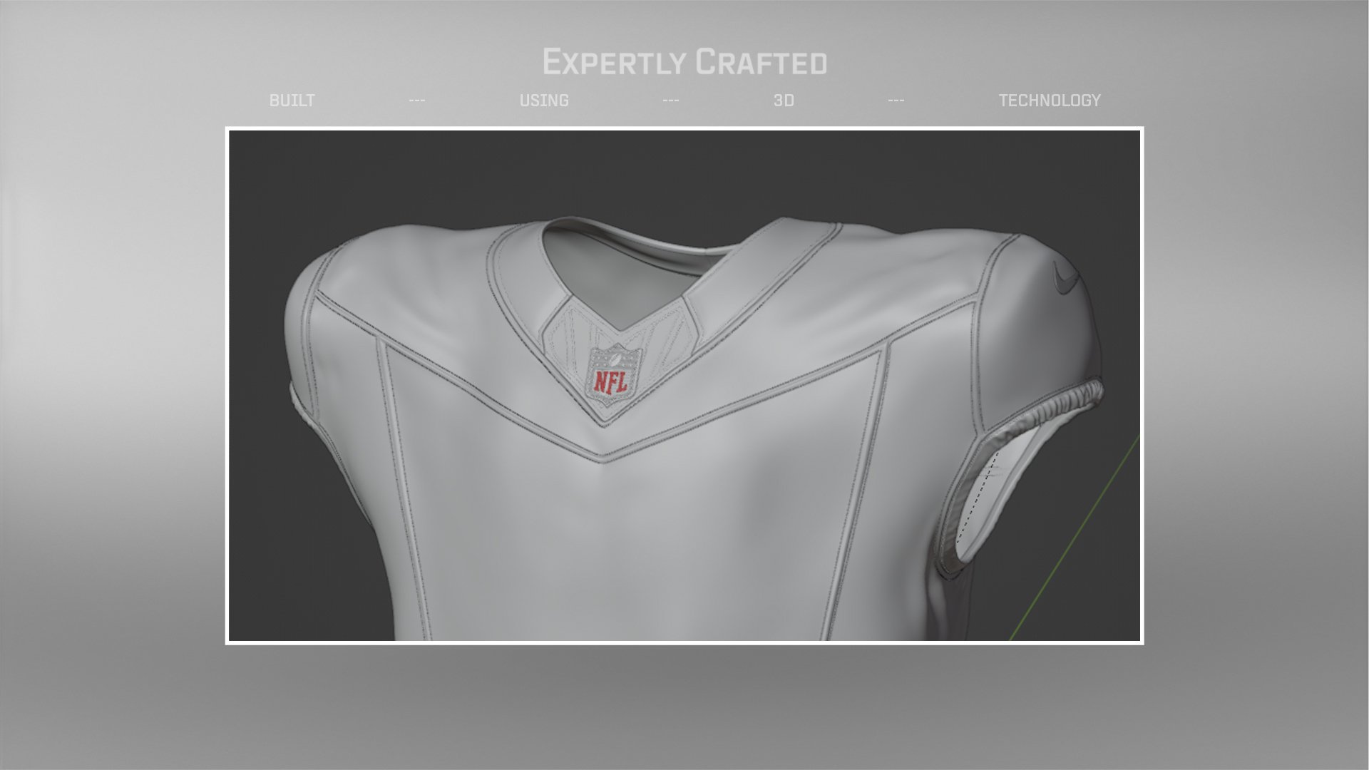 ProLine Nike Vapor FUSE Jersey Mockup Template 3D