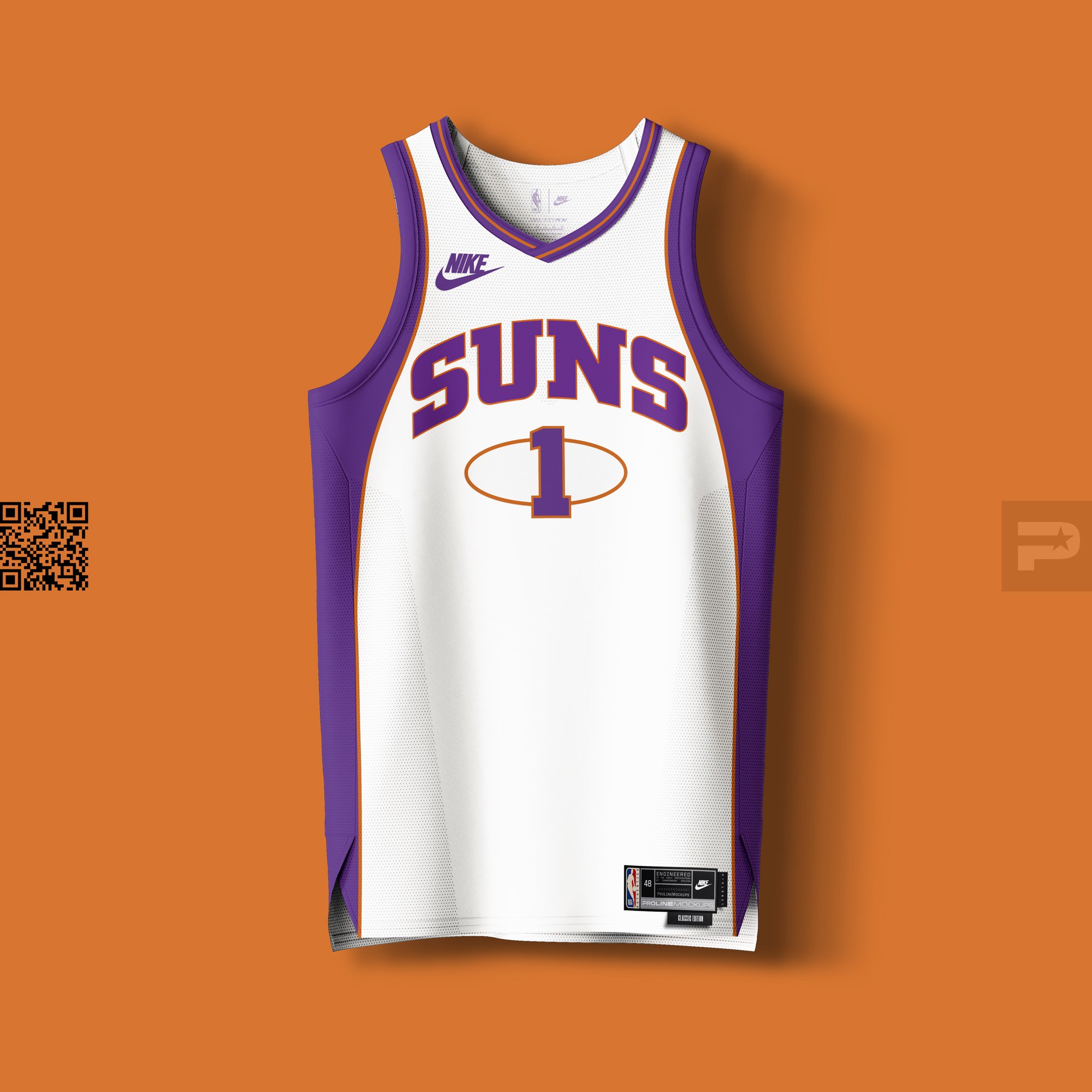 ProLine Basketball Jersey Mockup Template for Photoshop - Front Hanger View