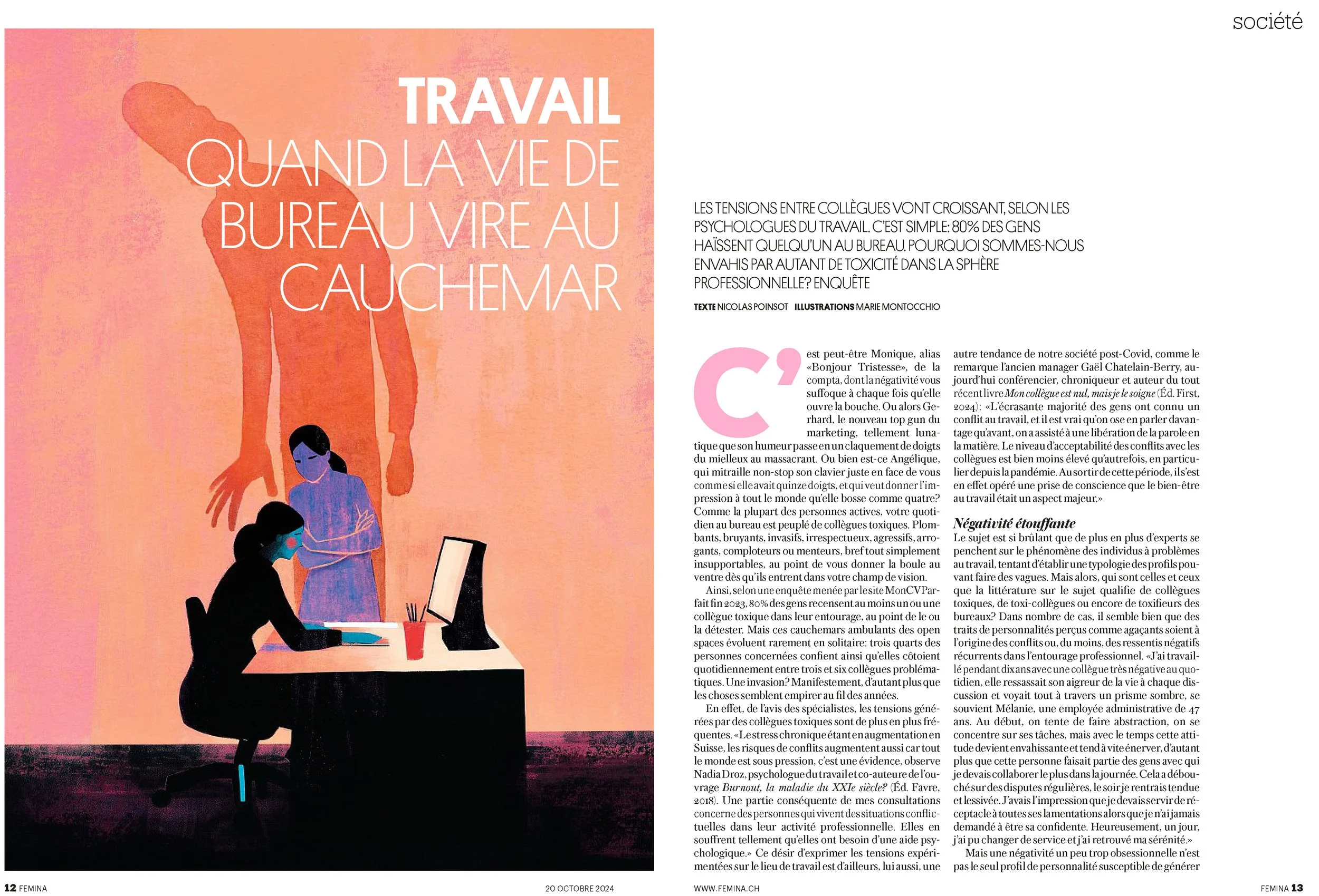 Toxic Colleagues - Femina Suisse