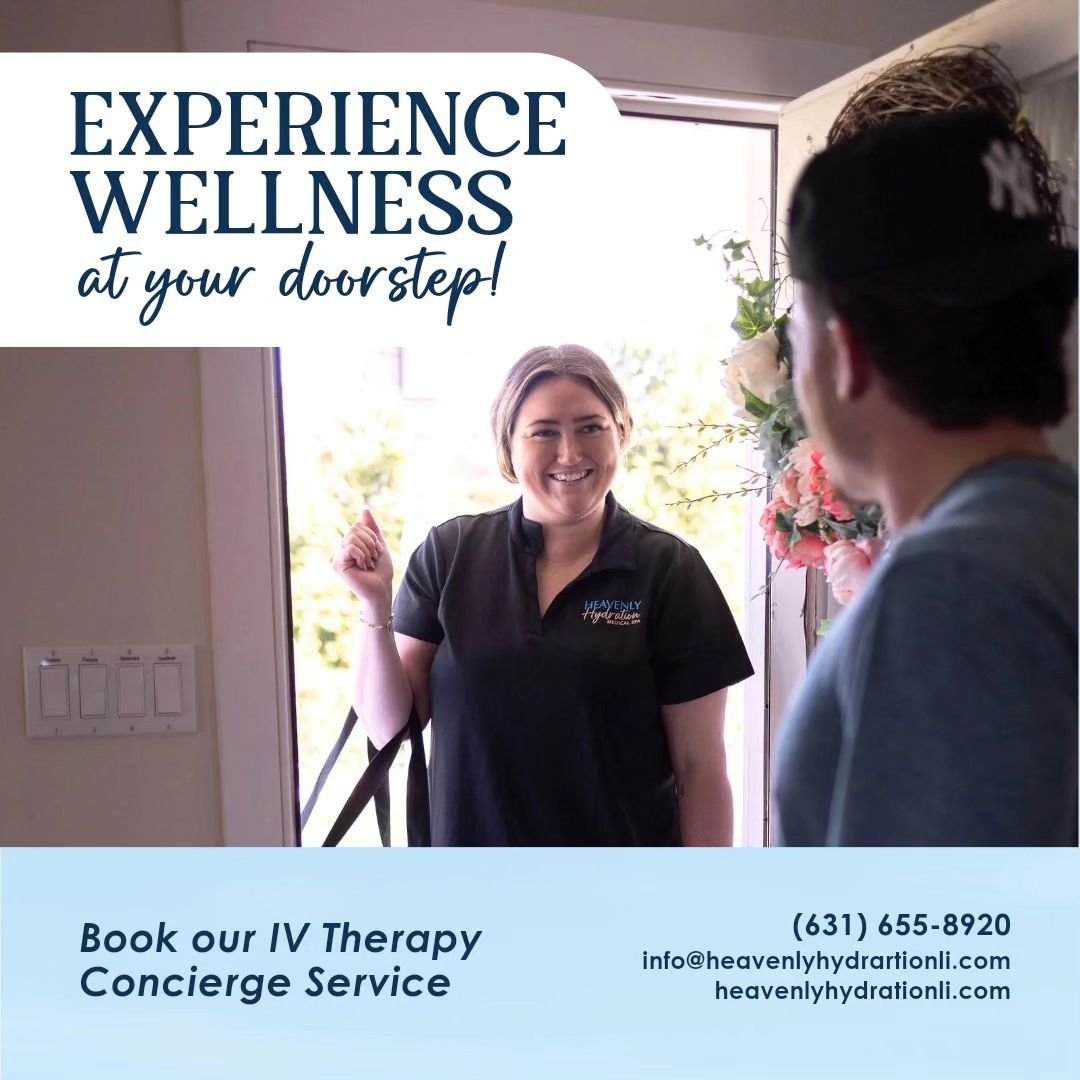Experience wellness at your doorstep with our concierge IV therapy service! Convenience, comfort, and care.
