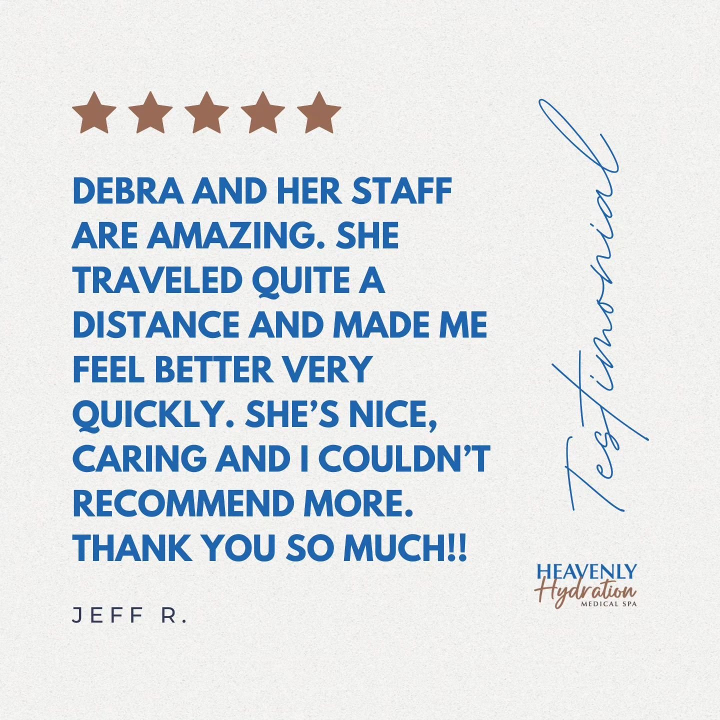 Our clients love the convenience of our concierge IV therapy! We will come right to your door, making it easy to fit wellness into your busy schedule. You can also visit us at the NOFO Wellness in Cutchogue. 

#heavenlyhydrationli #clientslove #mobil