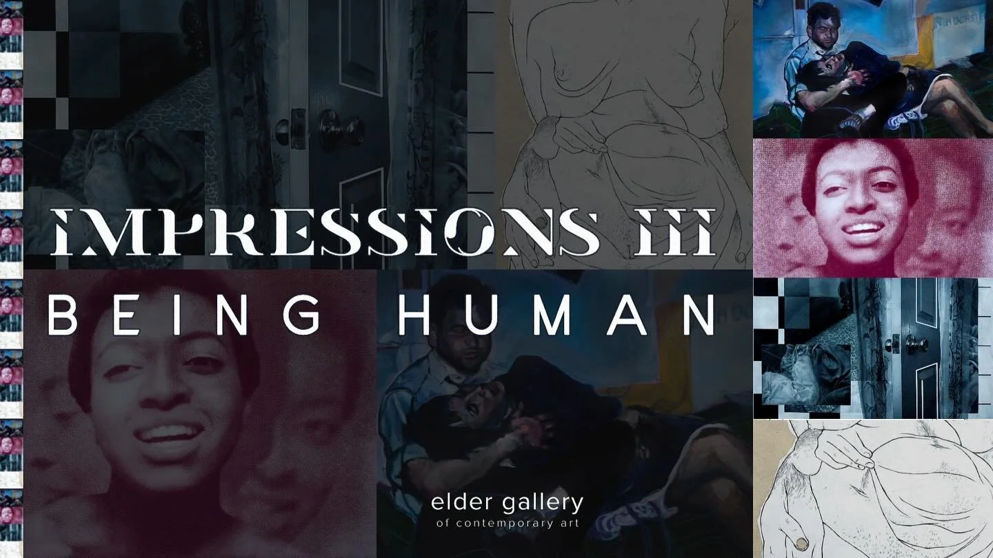 September is an exciting month for me! I am so honored and thrilled to be a part of this group show with fellow @fineartswinthrop alumni for @elder_gallery_clt &lsquo;Impressions Pt. III : Being Human&rsquo; show. 

My prints, &ldquo;This Door&rsquo;
