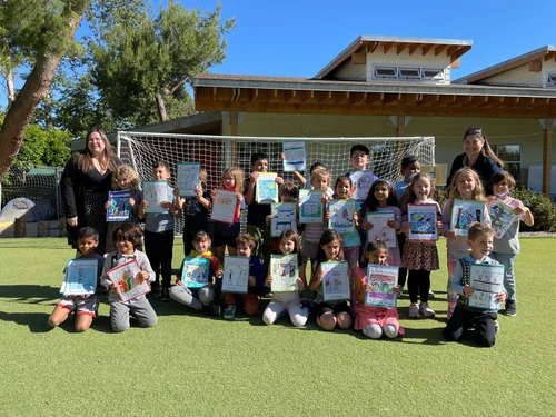 WHPS students and families at a Publishing Celebration