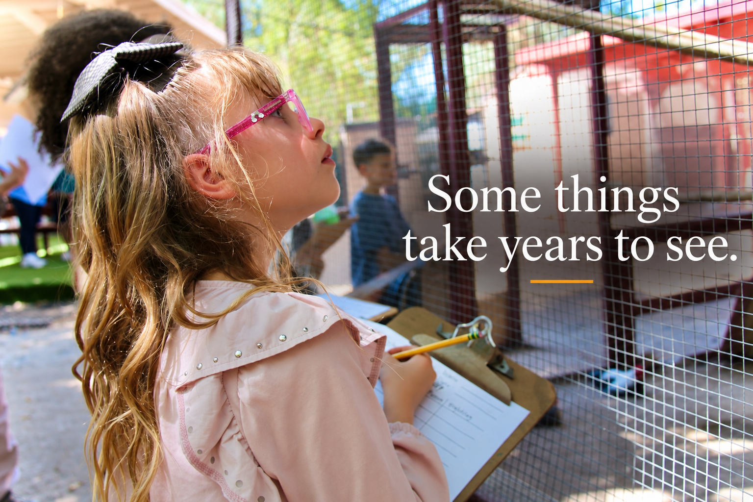 Some Things Take Years to See, accompanying the Head of School reflection on the lasting value of education.