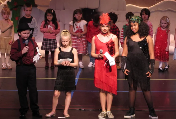 WHPS students performing