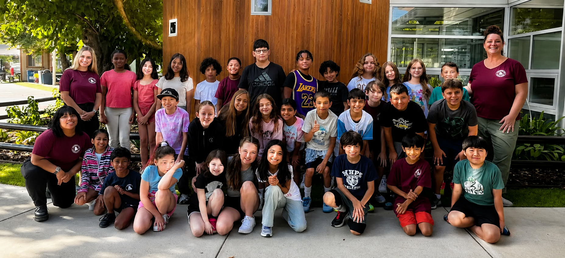 WHPS elementary students and teachers