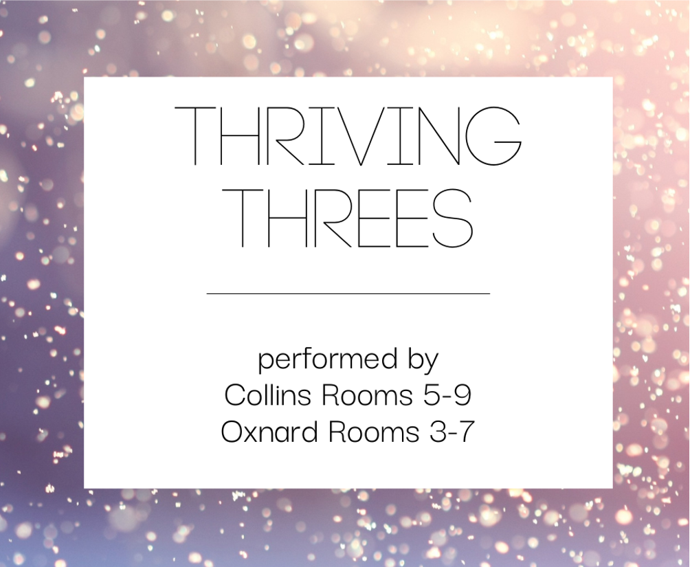 Preschool Thriving Threes Winter Show