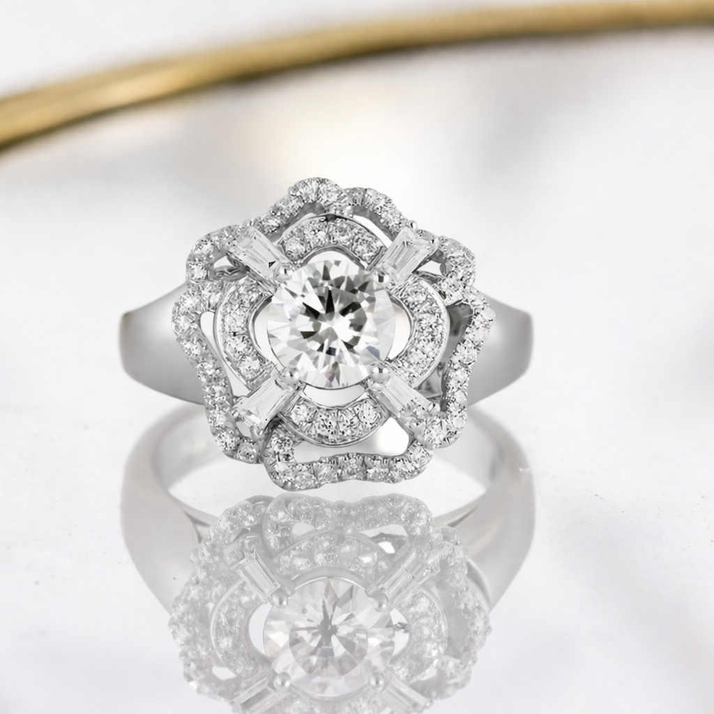 Peony Engagement Ring