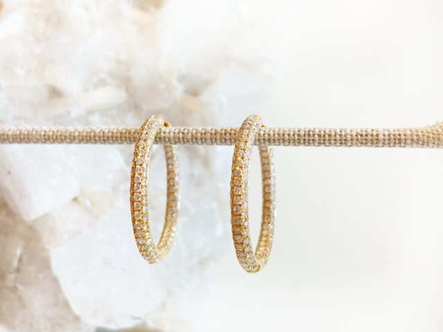 Pave Yellow Sapphire and Diamond Hoops.png