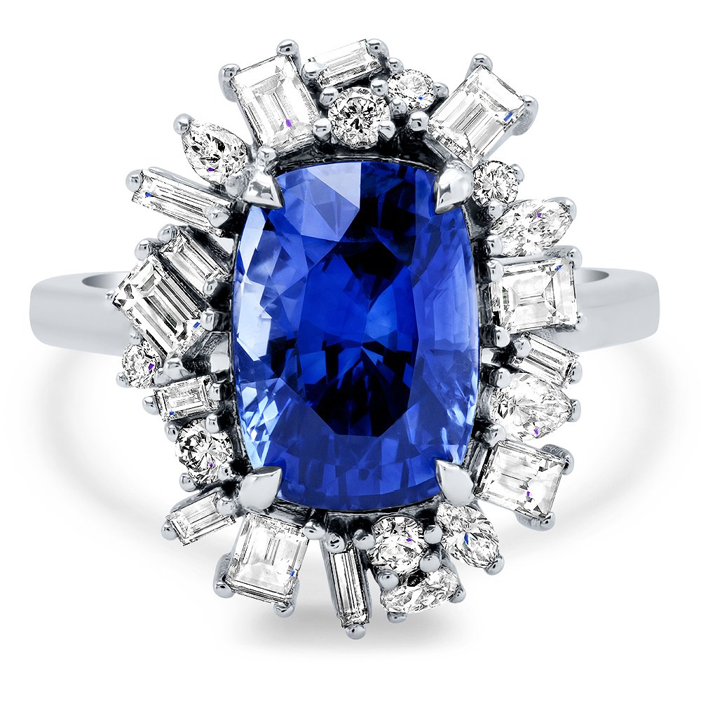 Sapphire and Diamond Cluster Engagement Ring 1.jpg
