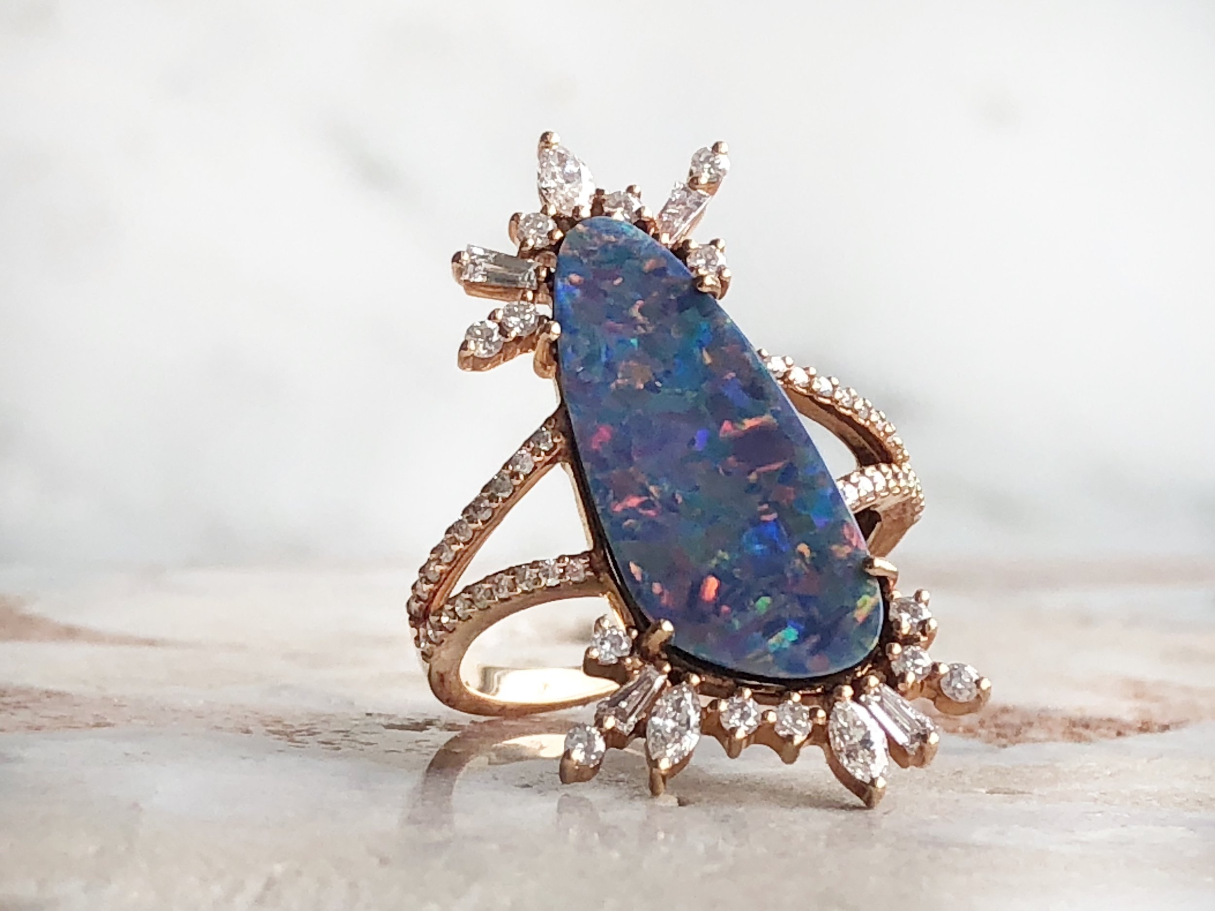 Opal Slice Ring with Diamond Accents in Rose Gold 2.JPG