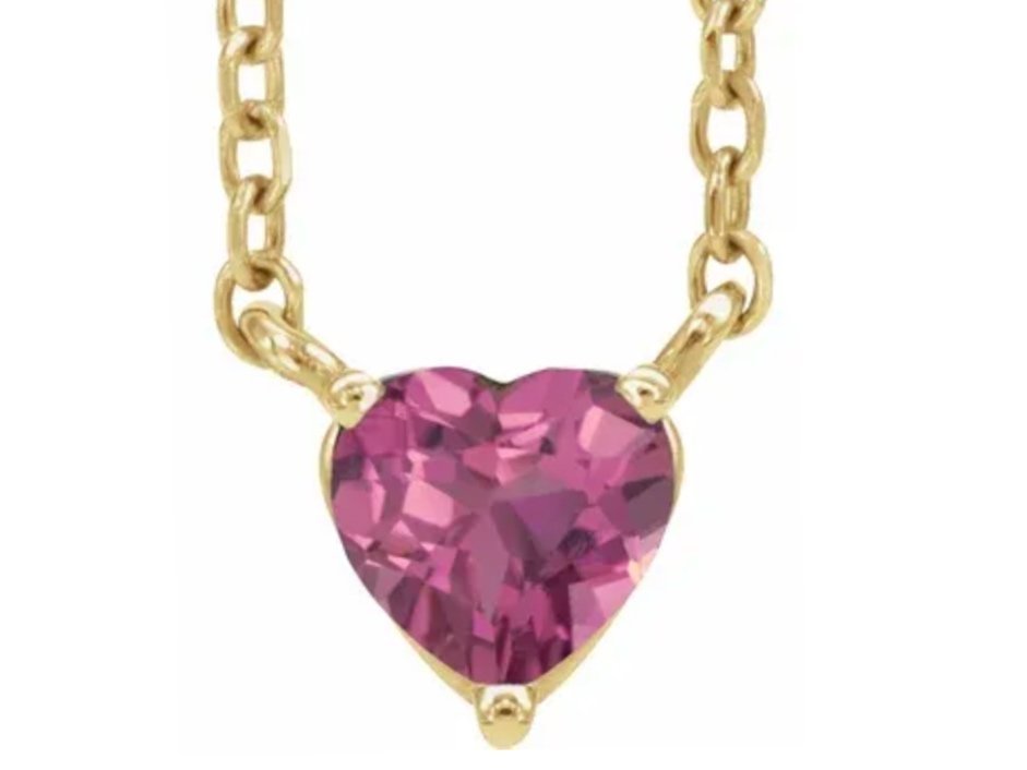 Stoned- Heart Cut Necklace Pink Tourmaline.jpg