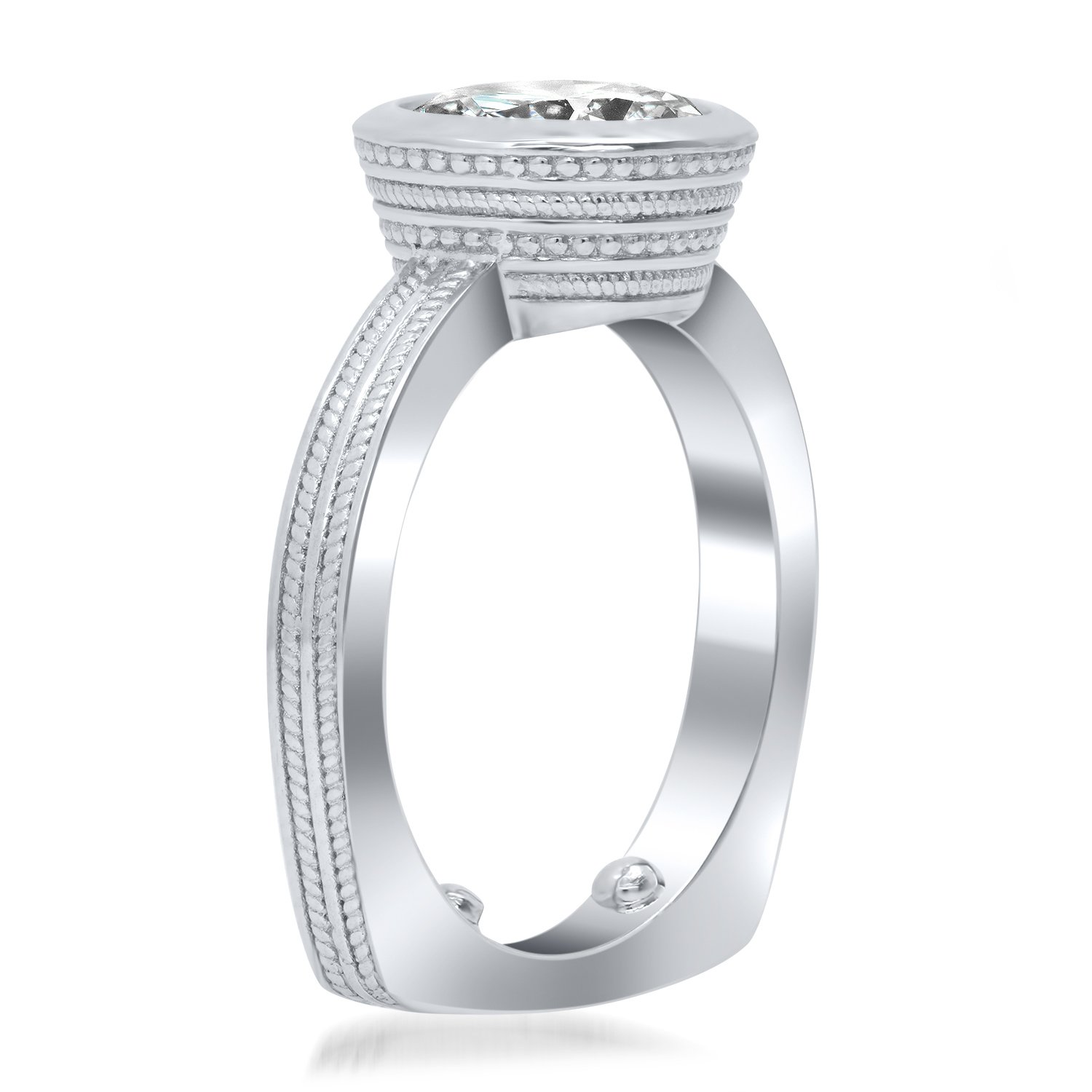 Round Brilliant Diamond Engagement Ring with Braided Band 2.jpg