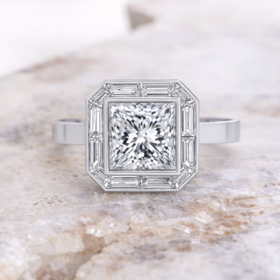 Princess Cut Engagement Ring