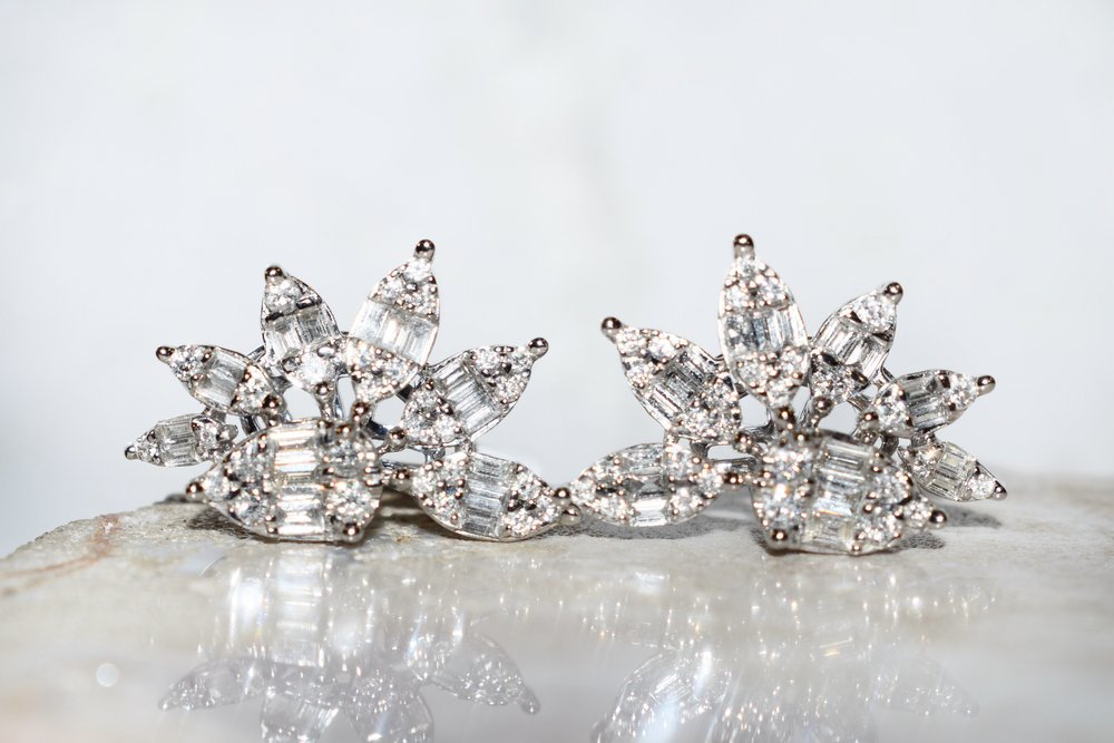 Diamond Starburst Earrings