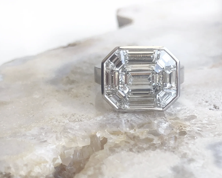 Mosaic Engagement Ring