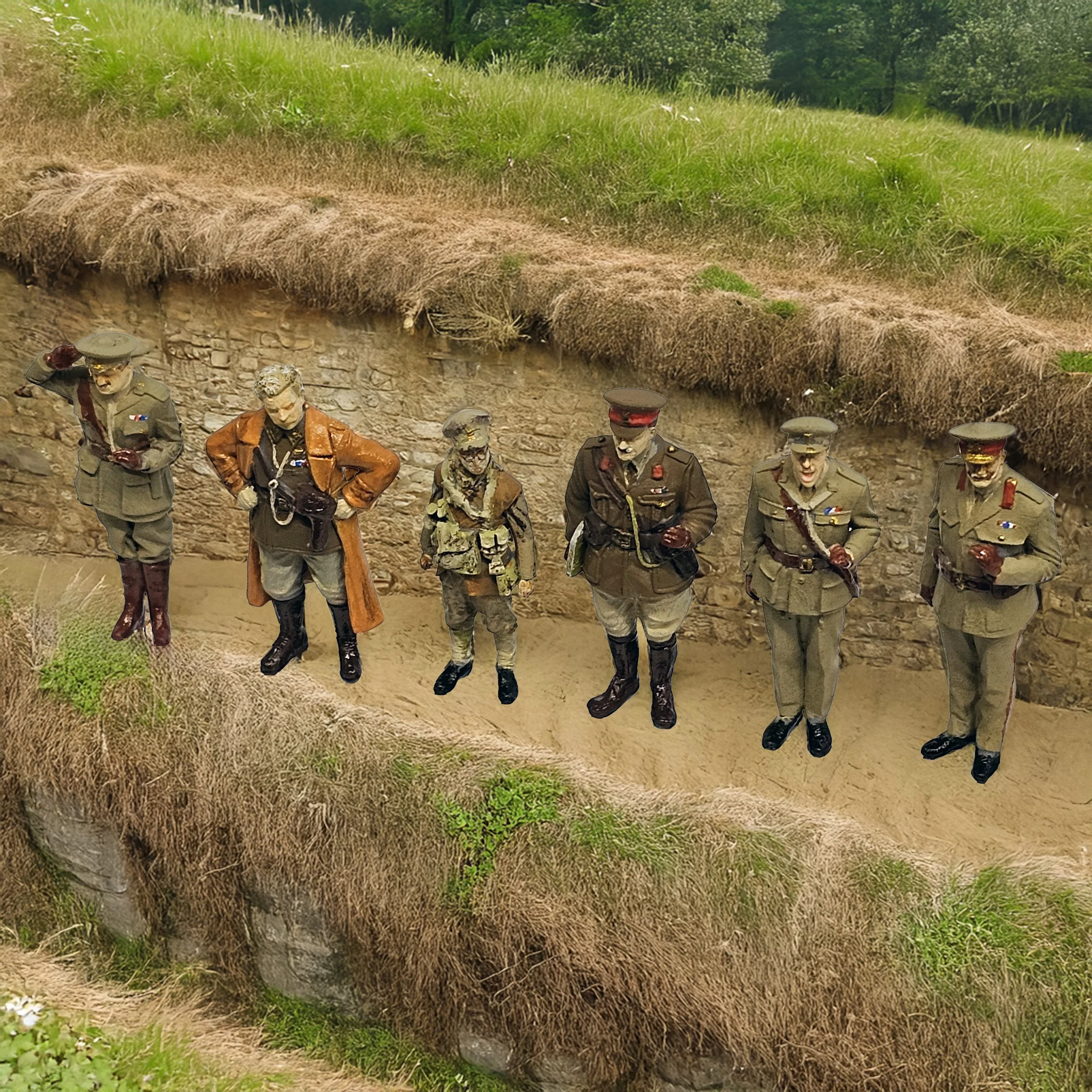 FG47 - World War I Soldiers (x6)