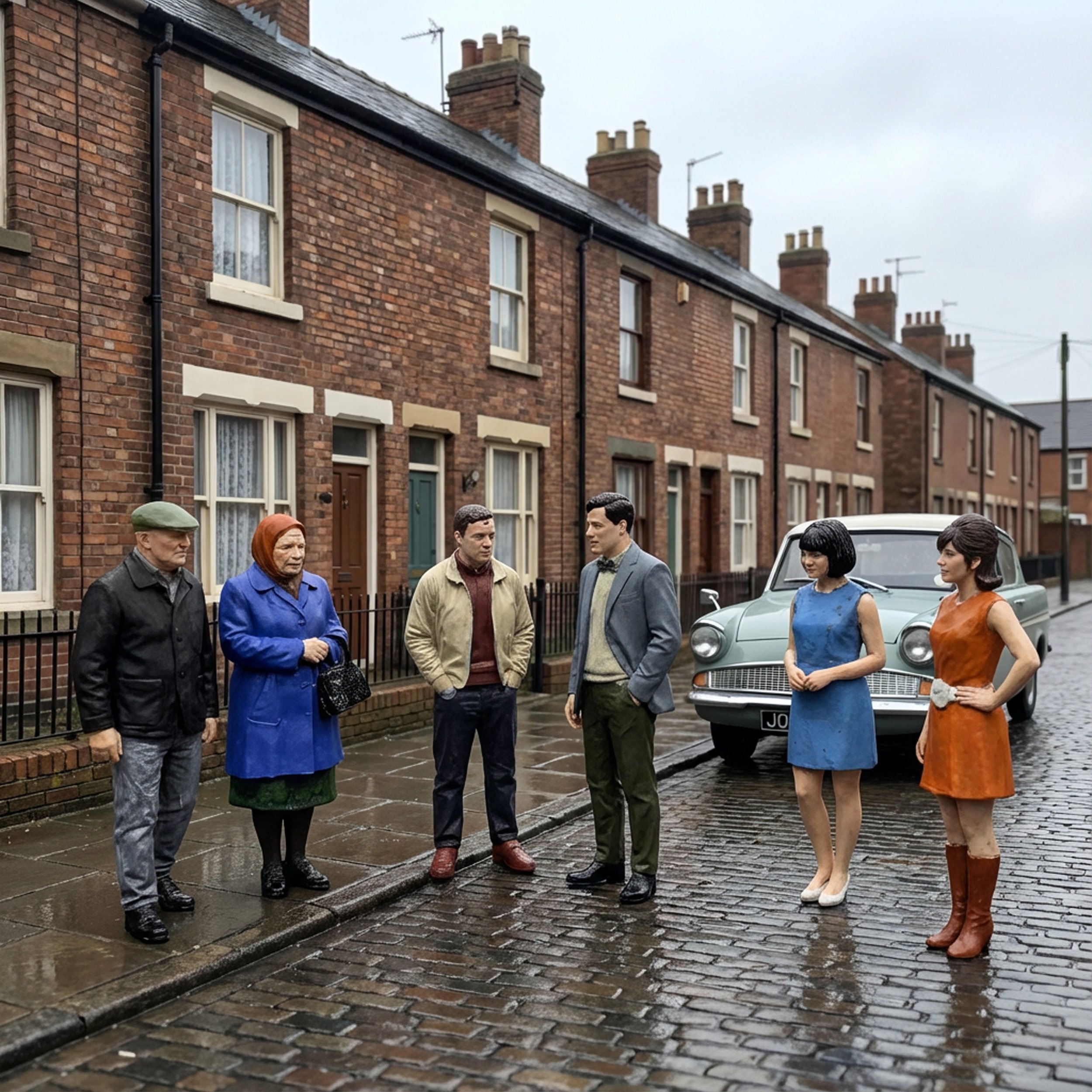 FG52 - 1960s Pedestrians (x6)