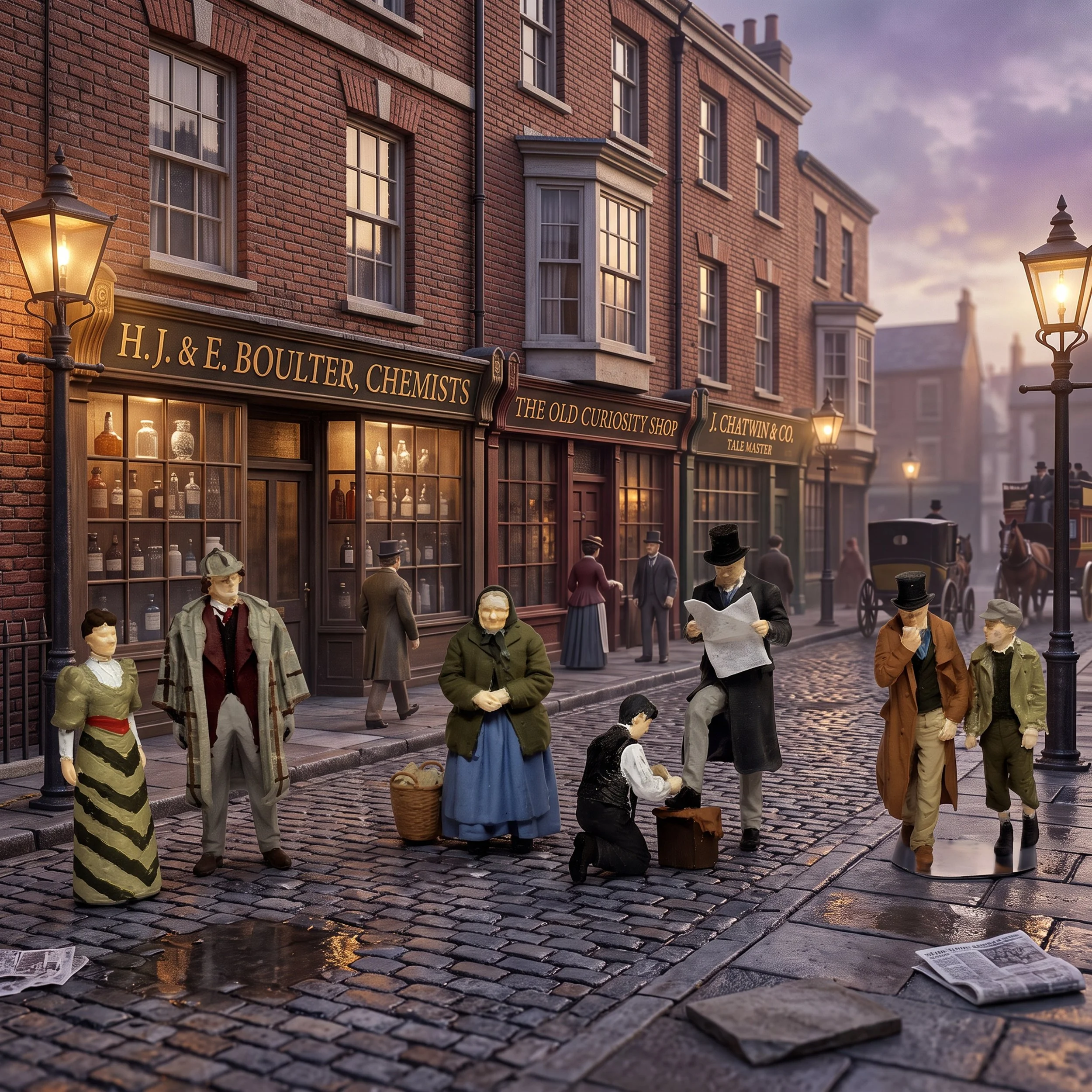 FG63 - Victorian Pedestrians (x7)