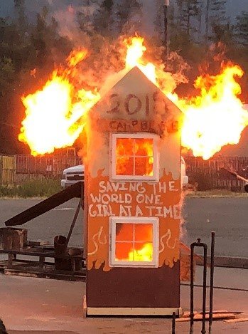 Camp Blaze 2018 Burn House