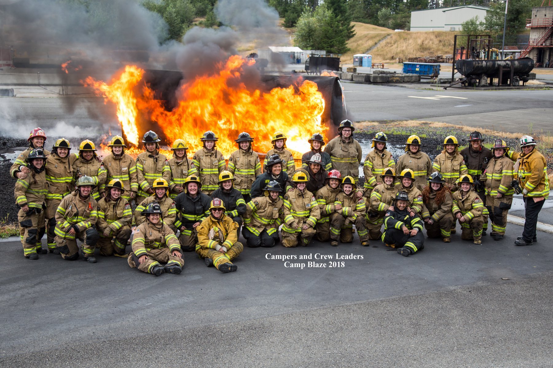 Camp Blaze 2018 Campers and Crew Leaders