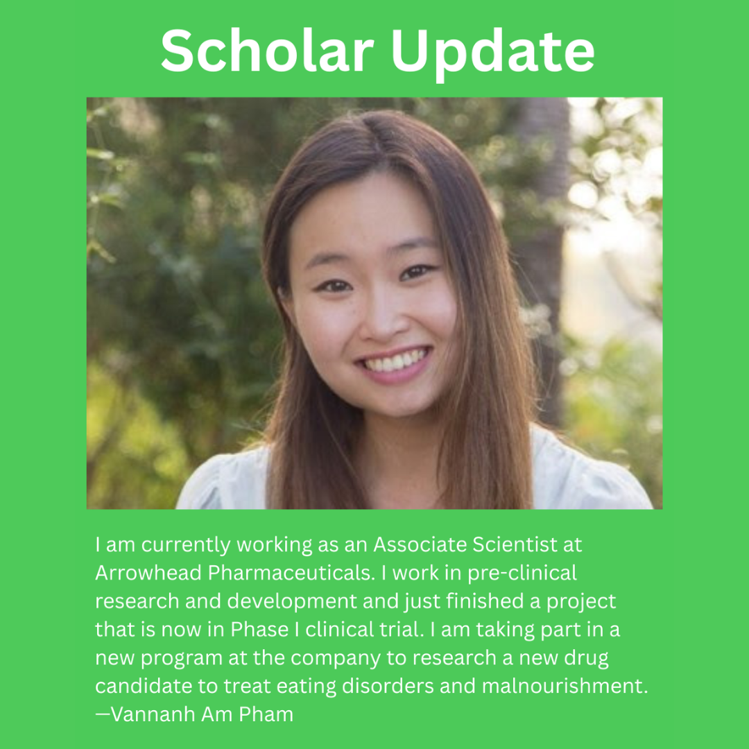 Scholar Update: Vannanh Am Pham